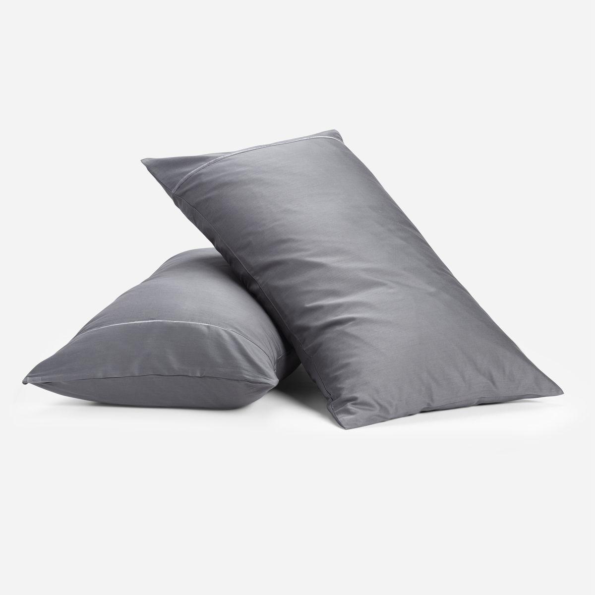 Funda Almohada Rosen 300 Hilos Algodón 50X70 cm Humo-3
