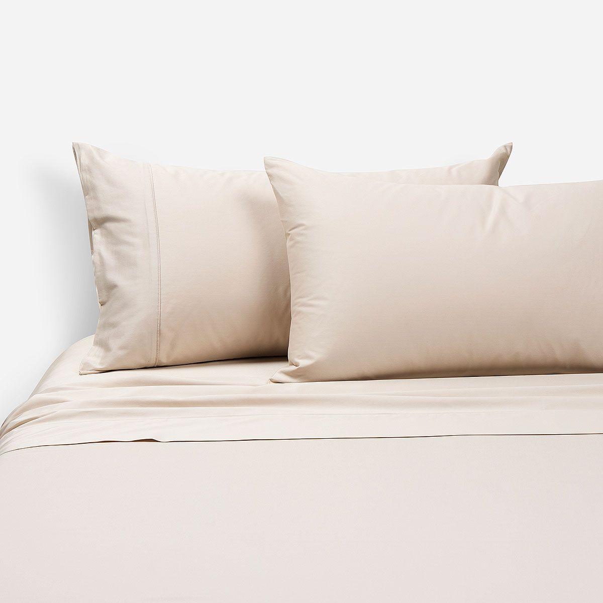 Sábana Rosen 300 Hilos Algodón Lisa Natural Súper King-2