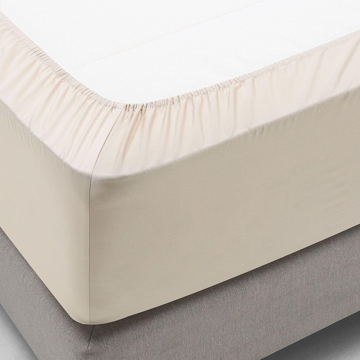 Sábana Rosen 300 Hilos Algodón Lisa Natural Súper King-3