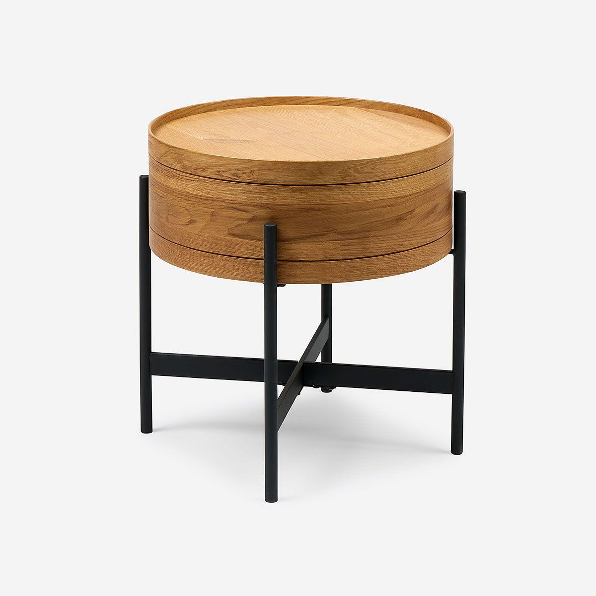 Mesa Lateral Oros Redonda Toffee-0