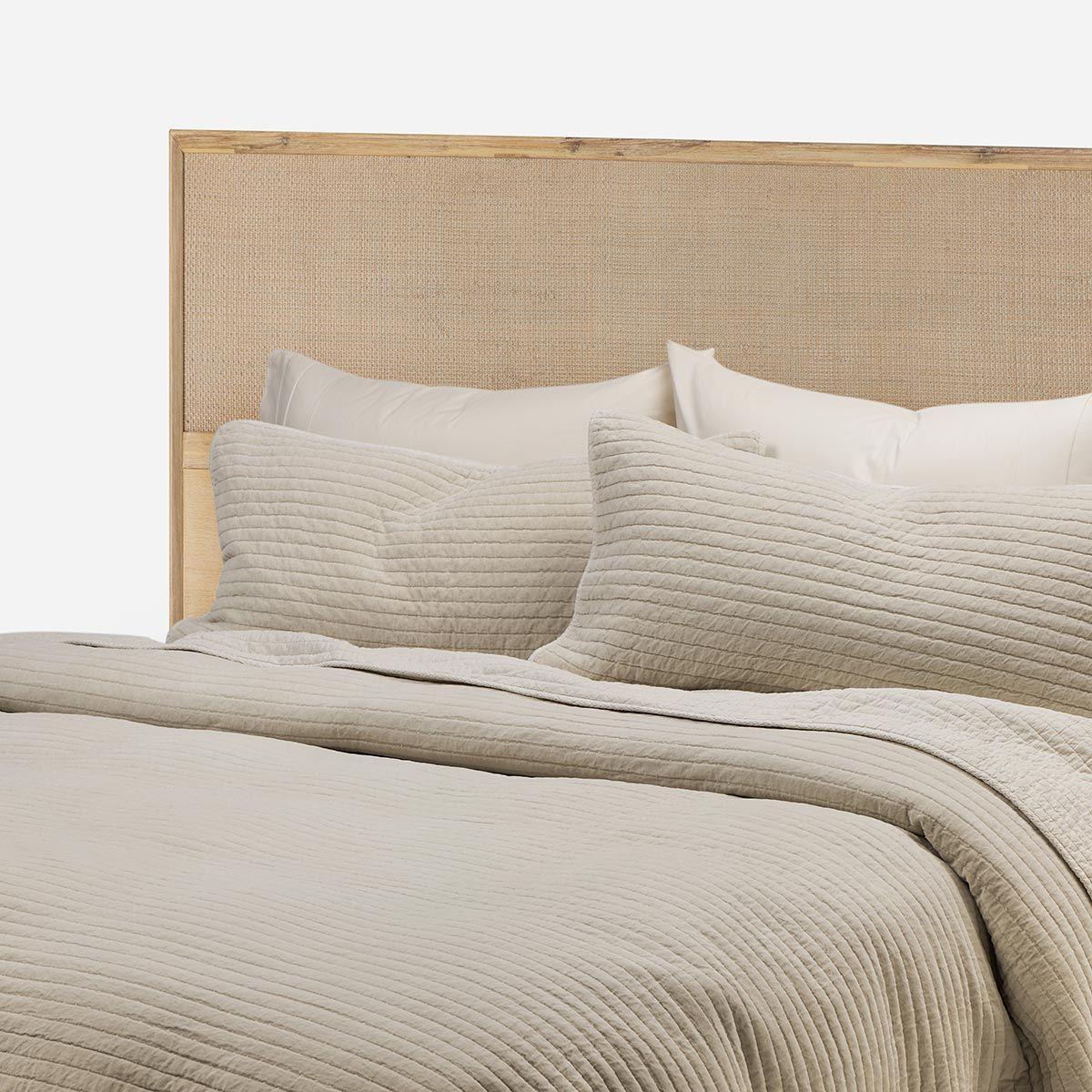 Cubrecama Algodón Velvet Salzweg Greige King-2