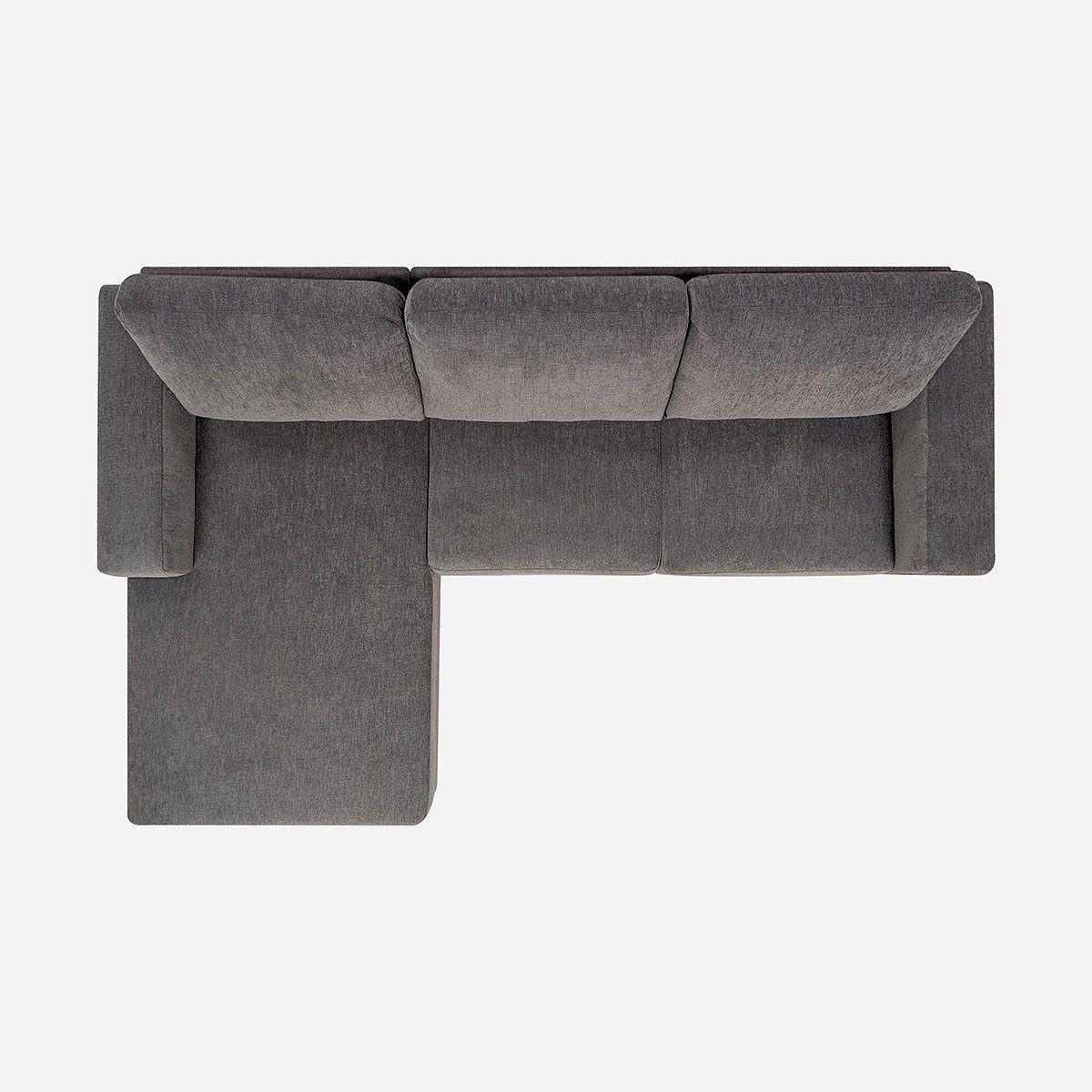 Sofá Seccional Sullivan Izquierdo Tela Gris-2