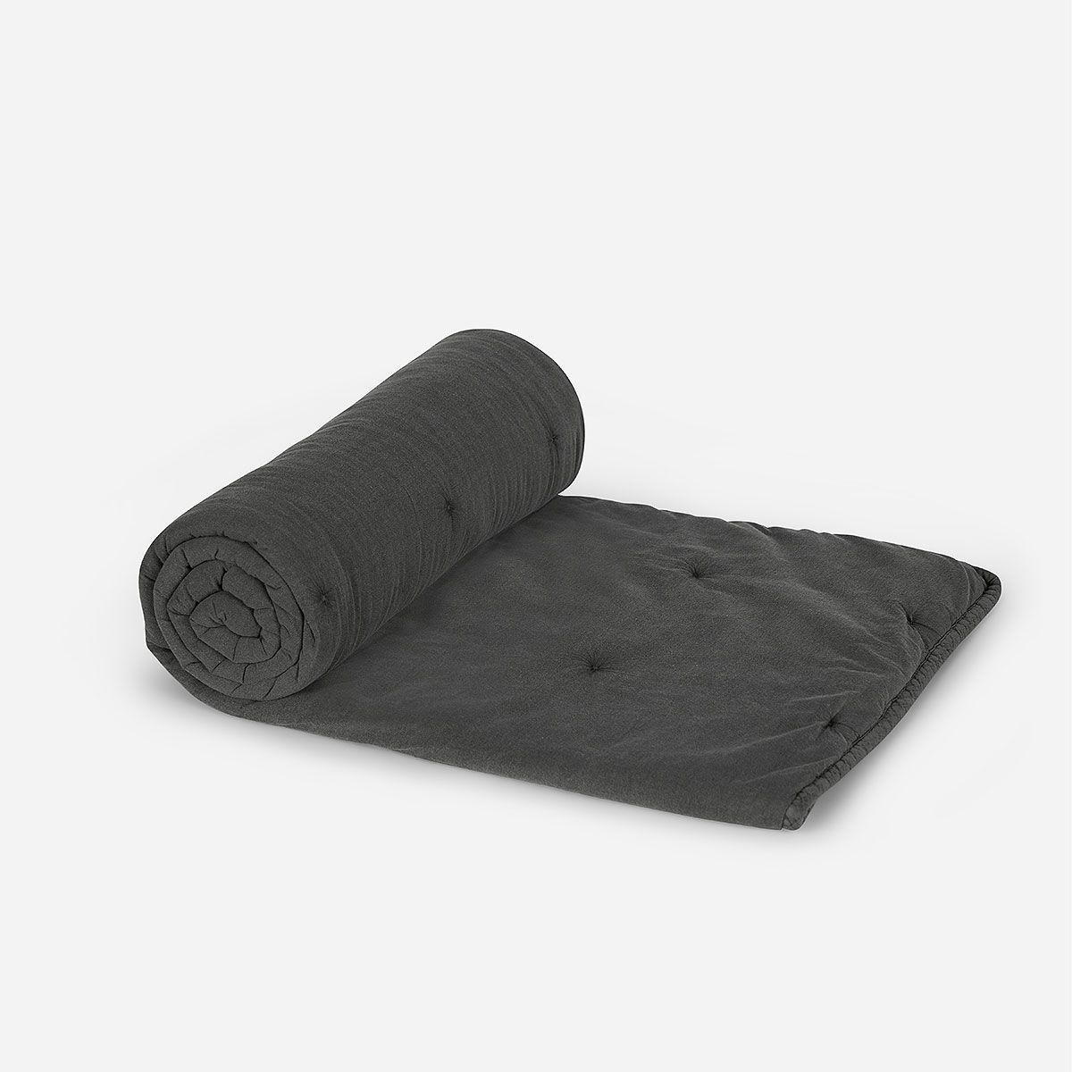 Piecera Froens Algodón Orgánico 90 x 160 cm Grafito-0