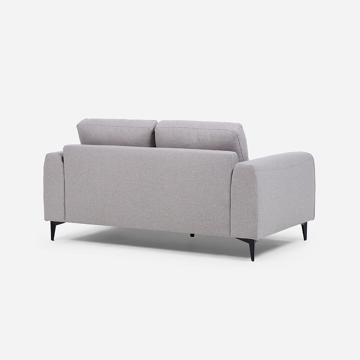 Sofá Padua 2 Cuerpos Color Gris Perla-3