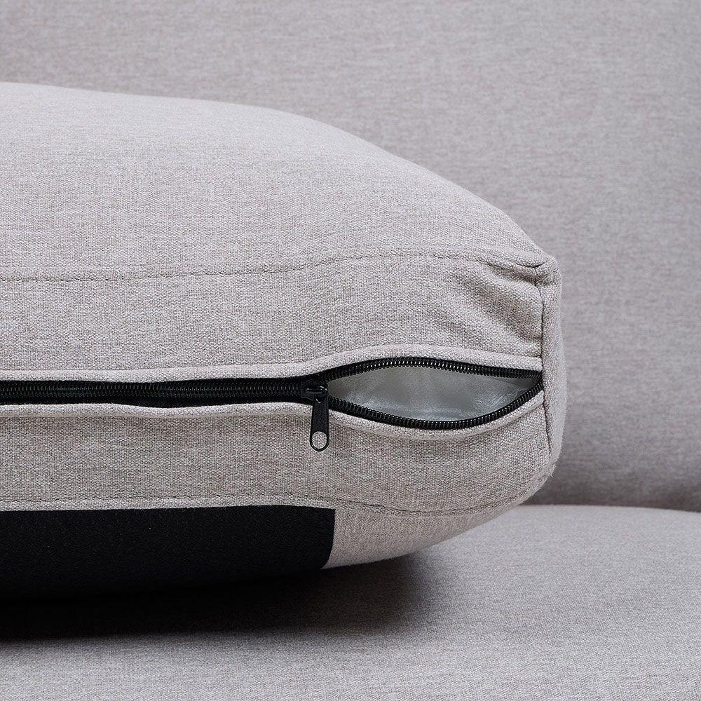 Sofá Padua 2 Cuerpos Color Gris Perla-6