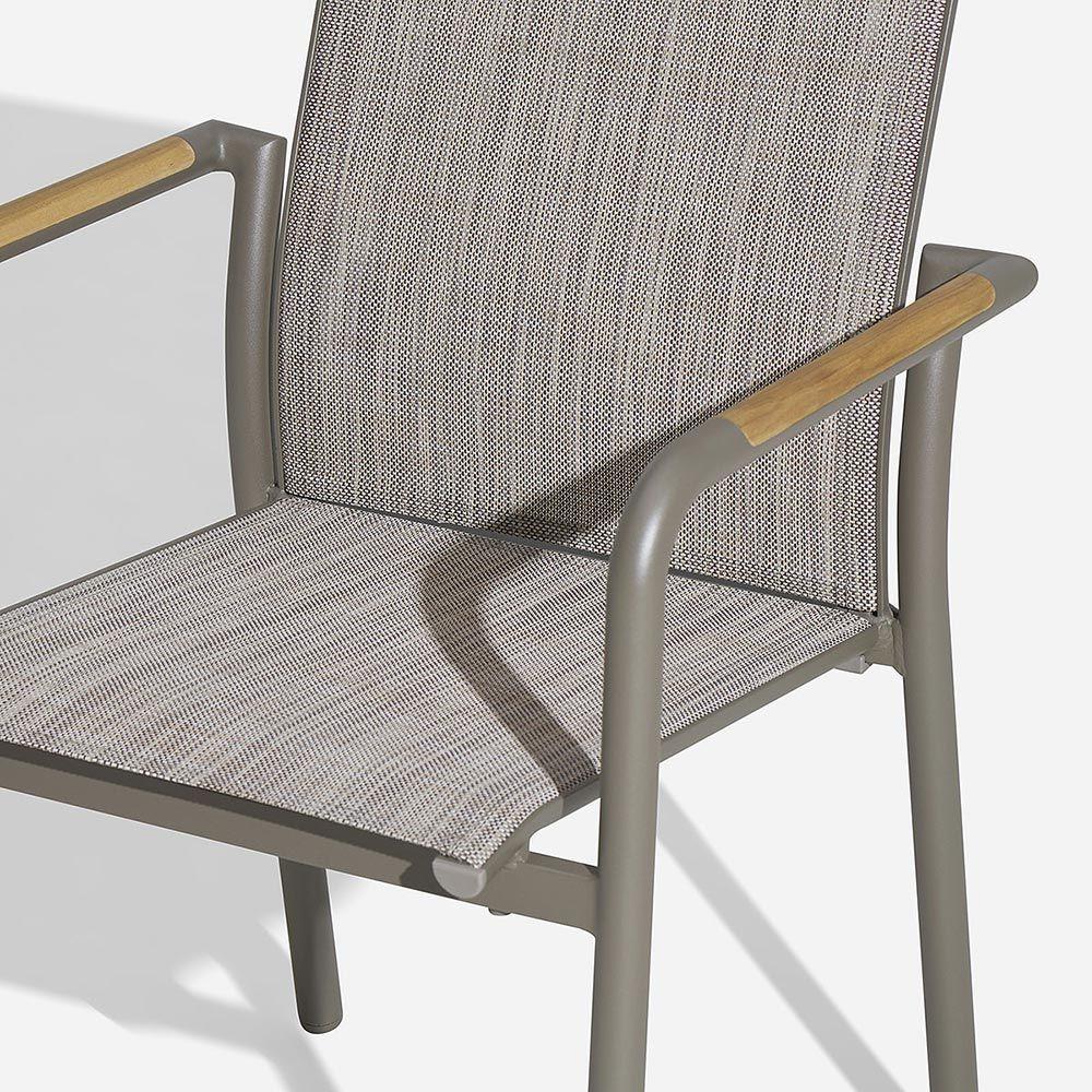 Set 2 Sillas de Terraza Sanya Beige-3