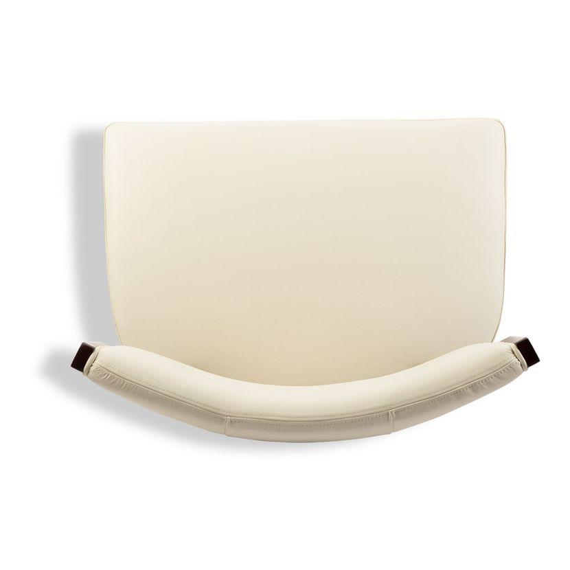Poltrona Rosen A-550 Madera Cuero Beige-5