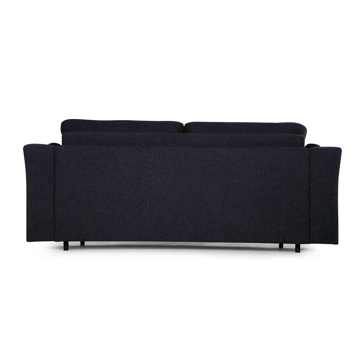 Sofá Cama Tyler One Fold 3 Cuerpos Tela Azul Marino-5
