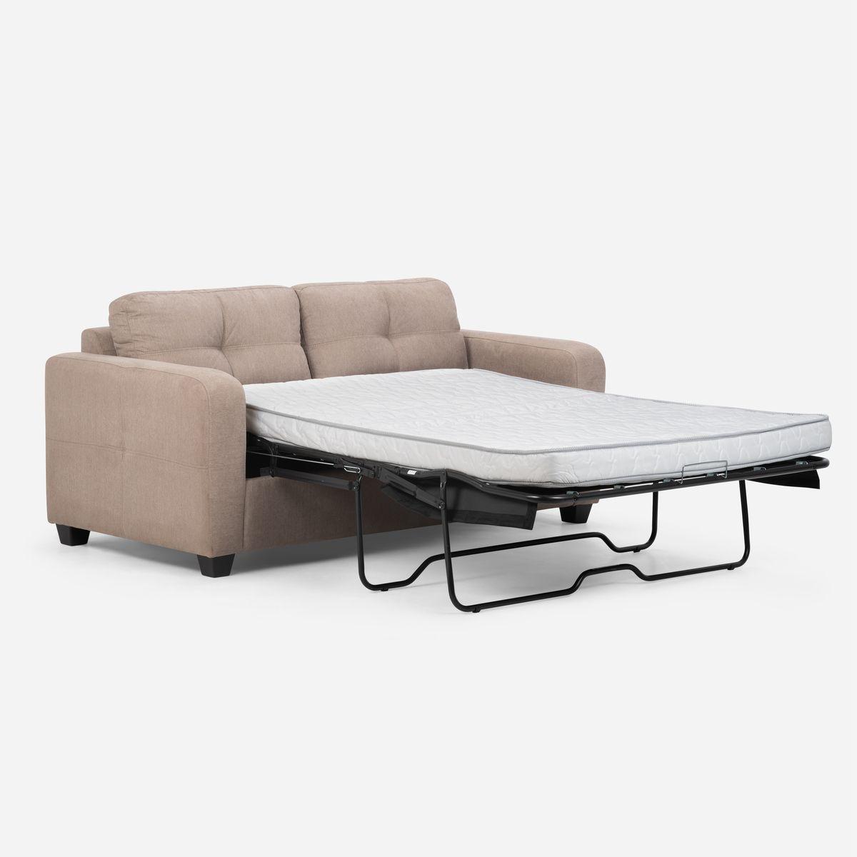 Sofá Cama Rosen Valentino 2 Cuerpos Tela Visón-2