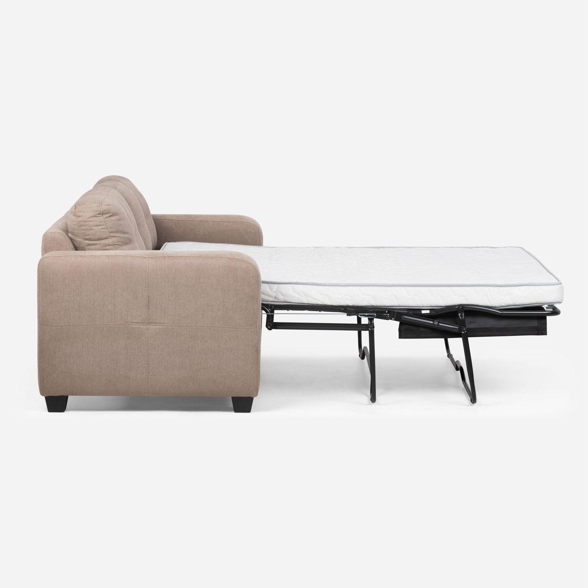 Sofá Cama Rosen Valentino 2 Cuerpos Tela Visón-3