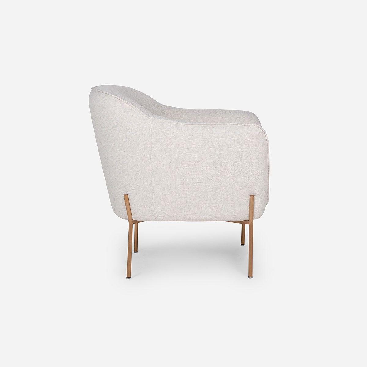 Poltrona Rosen Kendall Tela Blanco-2