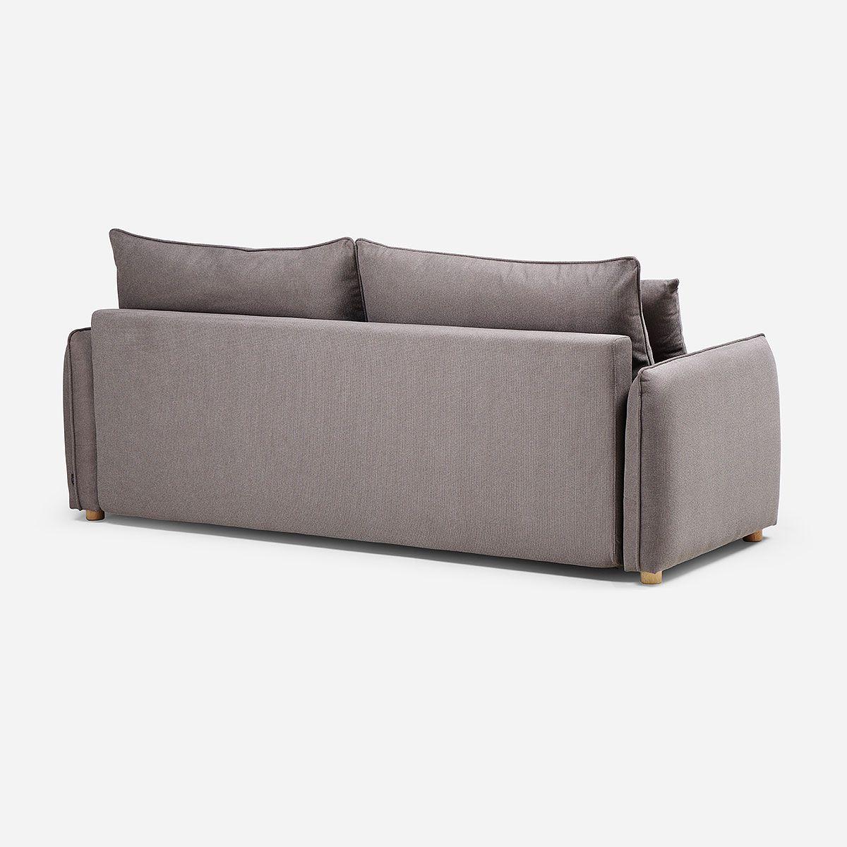 Futón Bron 3 Cuerpos Tela Taupe-6