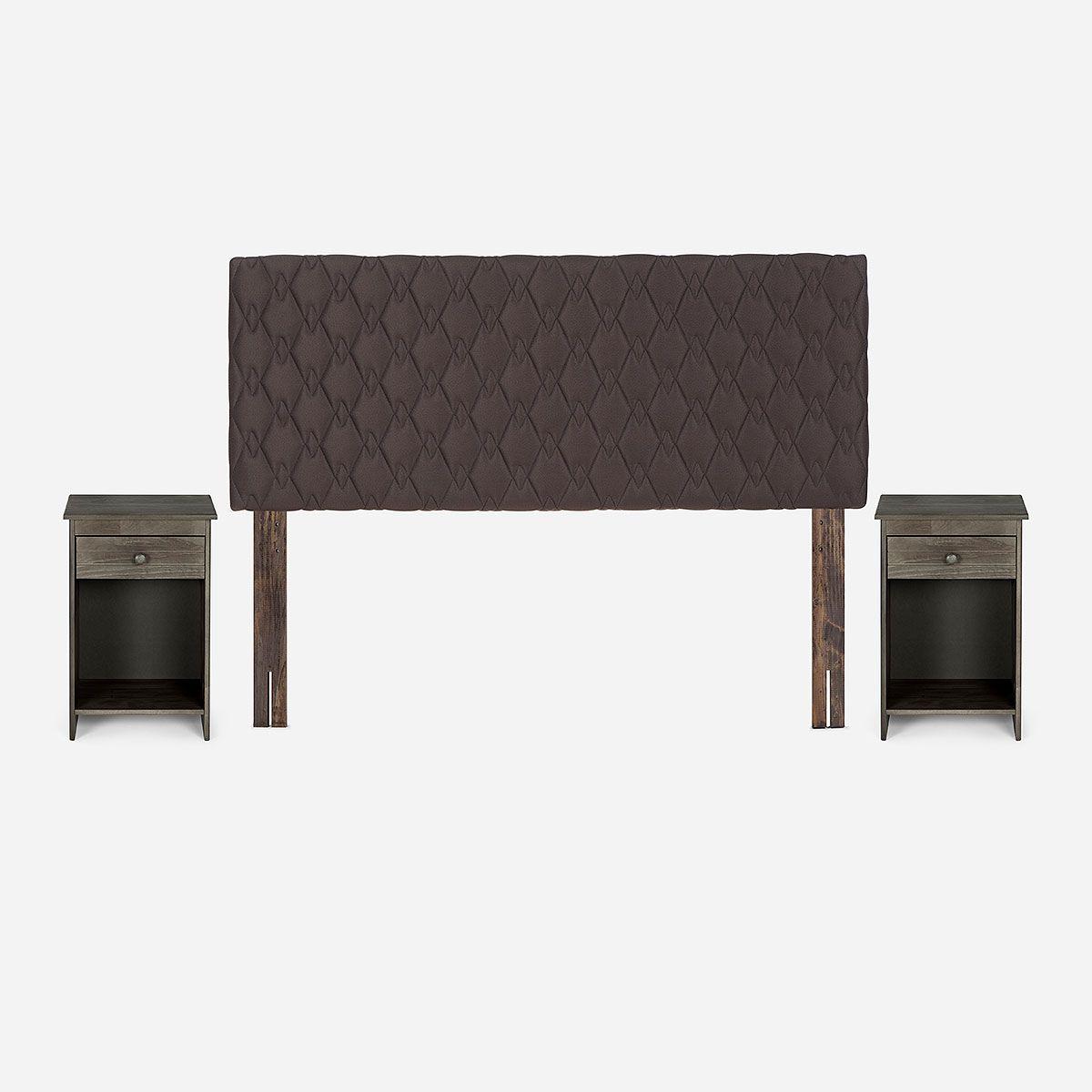 Set de Muebles Ivar 2 Plazas Chocolate-1