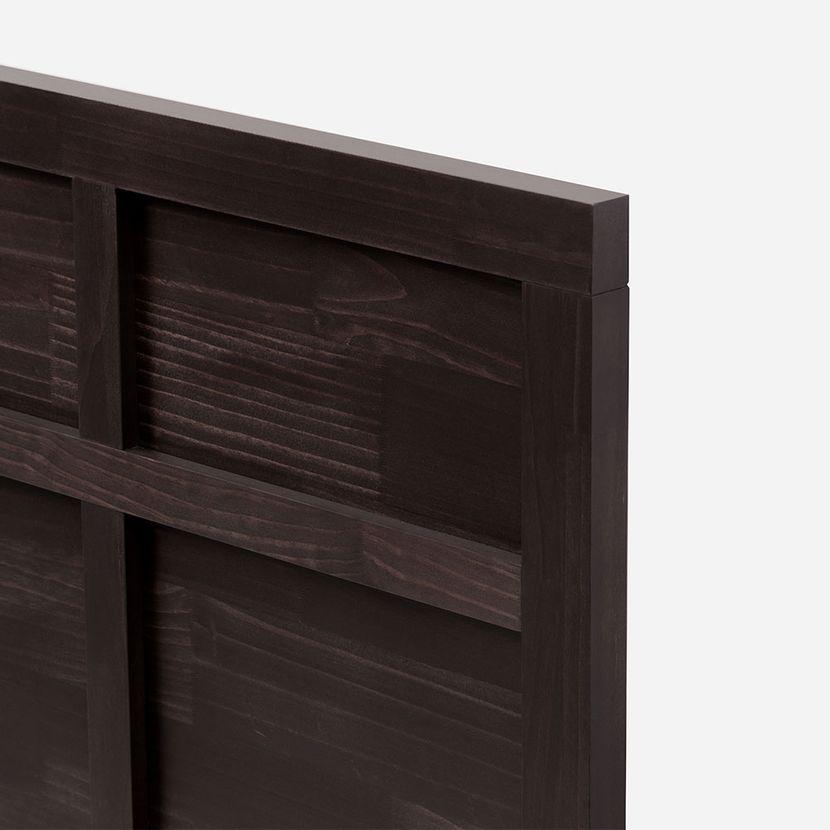 Cama Rosen Classique+ 2 Plazas  Con Muebles Robin Chocolate-5