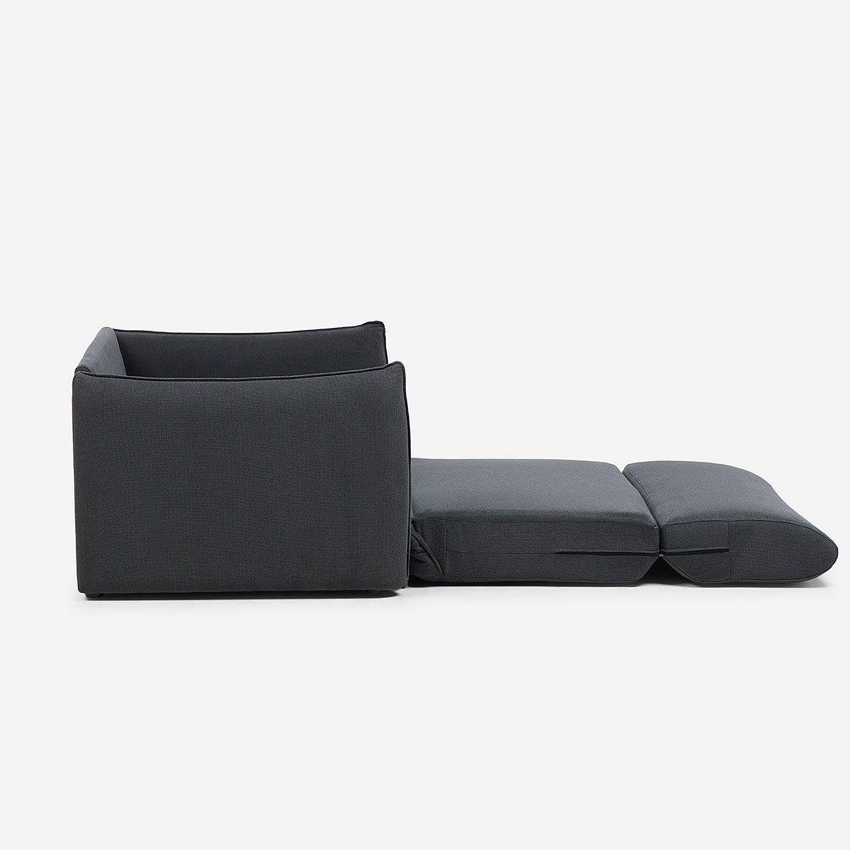 Sillón Cama Balboa Tela Grafito-7