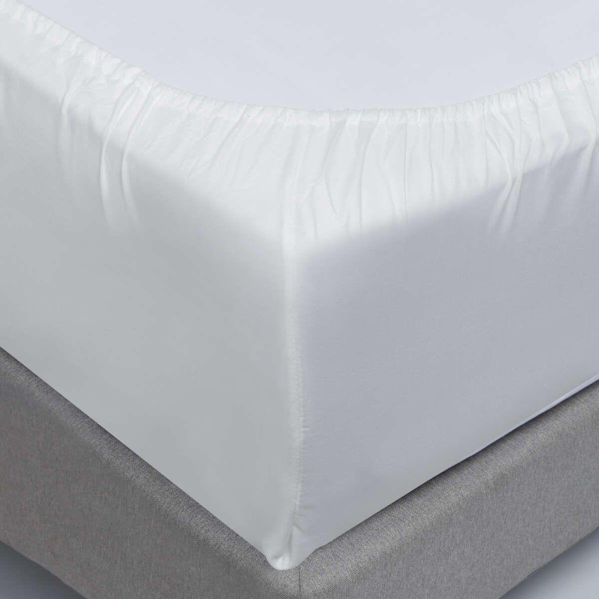 Sábana Rosen Microfibra Blanca 1,5 Plazas-2