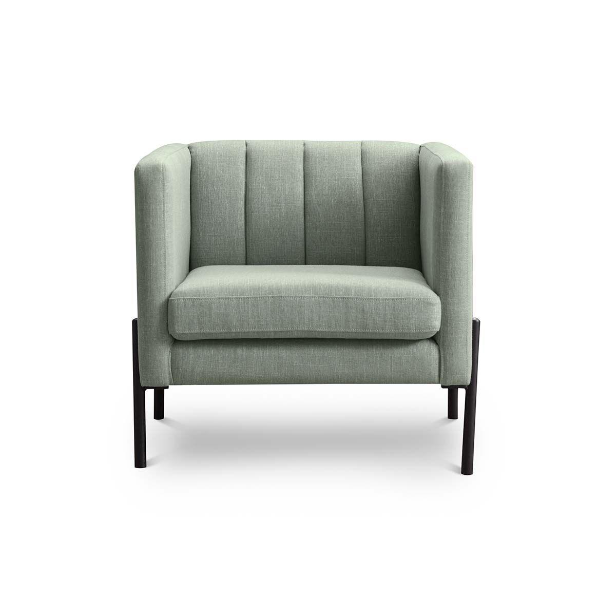 Set 2 Poltronas Rosen Drolet Tela Jade-2