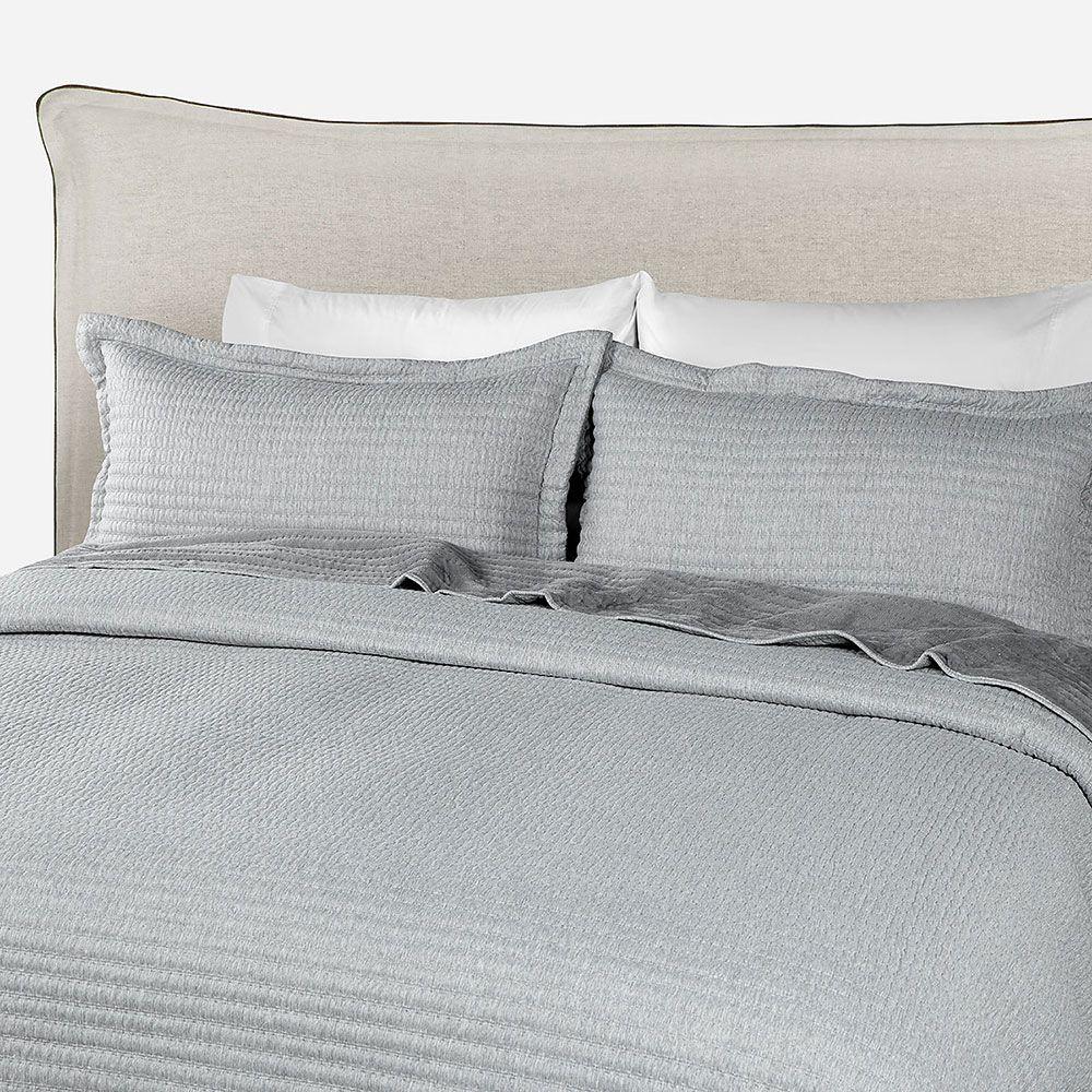 Cubrecama Flannel Supersoft Gris Super King-2