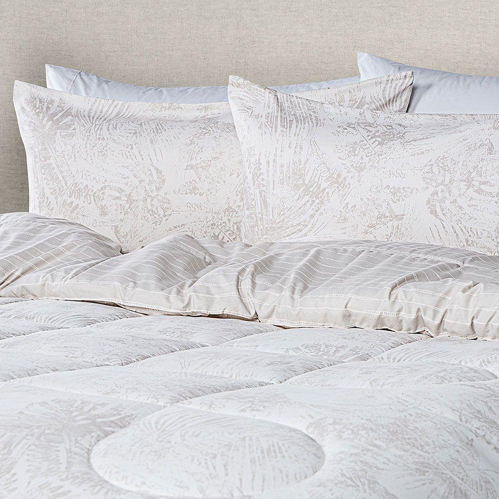 Plumón Reversible Soft Touch Amelia Beige 2 Plazas-4