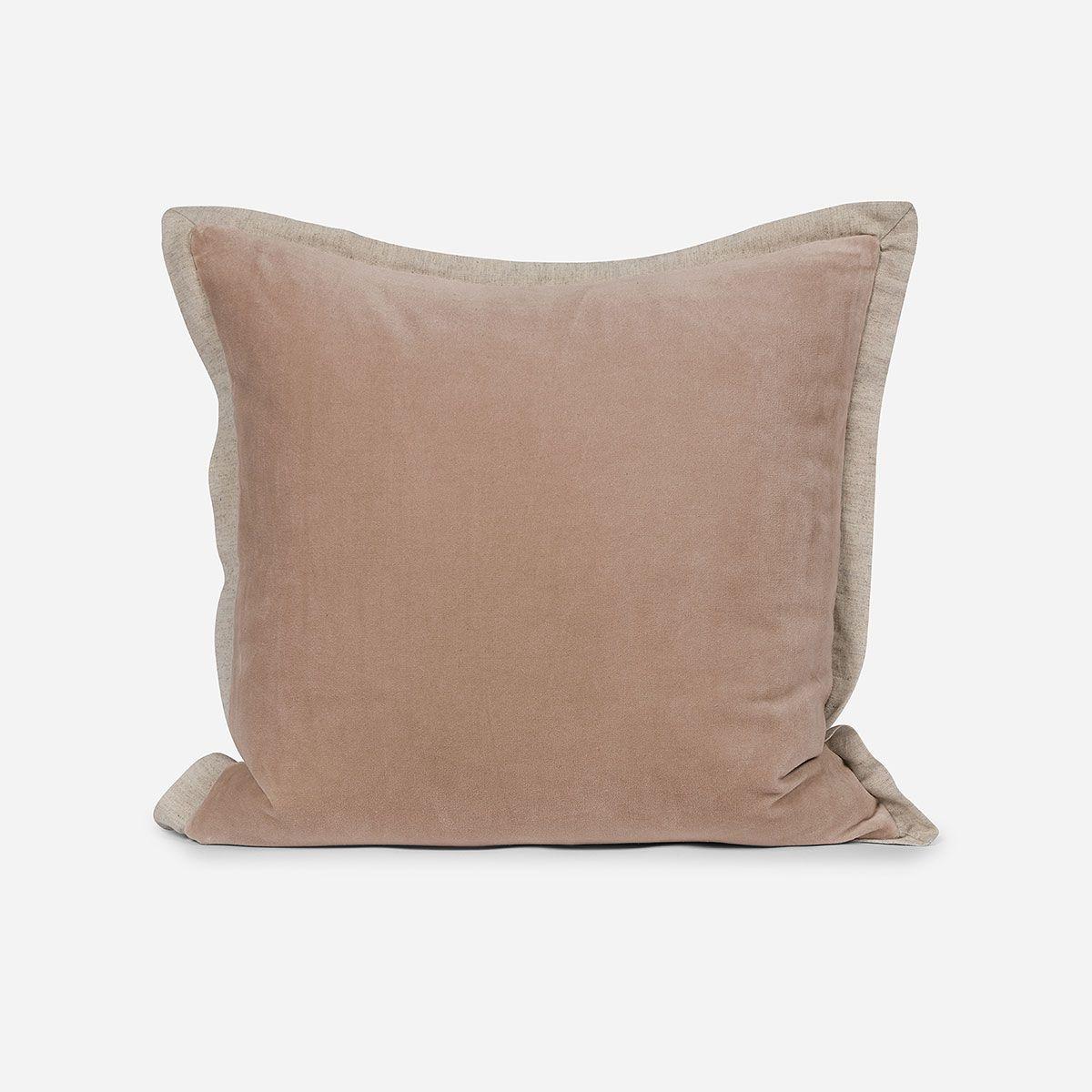 Funda de Cojín Velvet 50 x 50 cm Rosa Nude-0