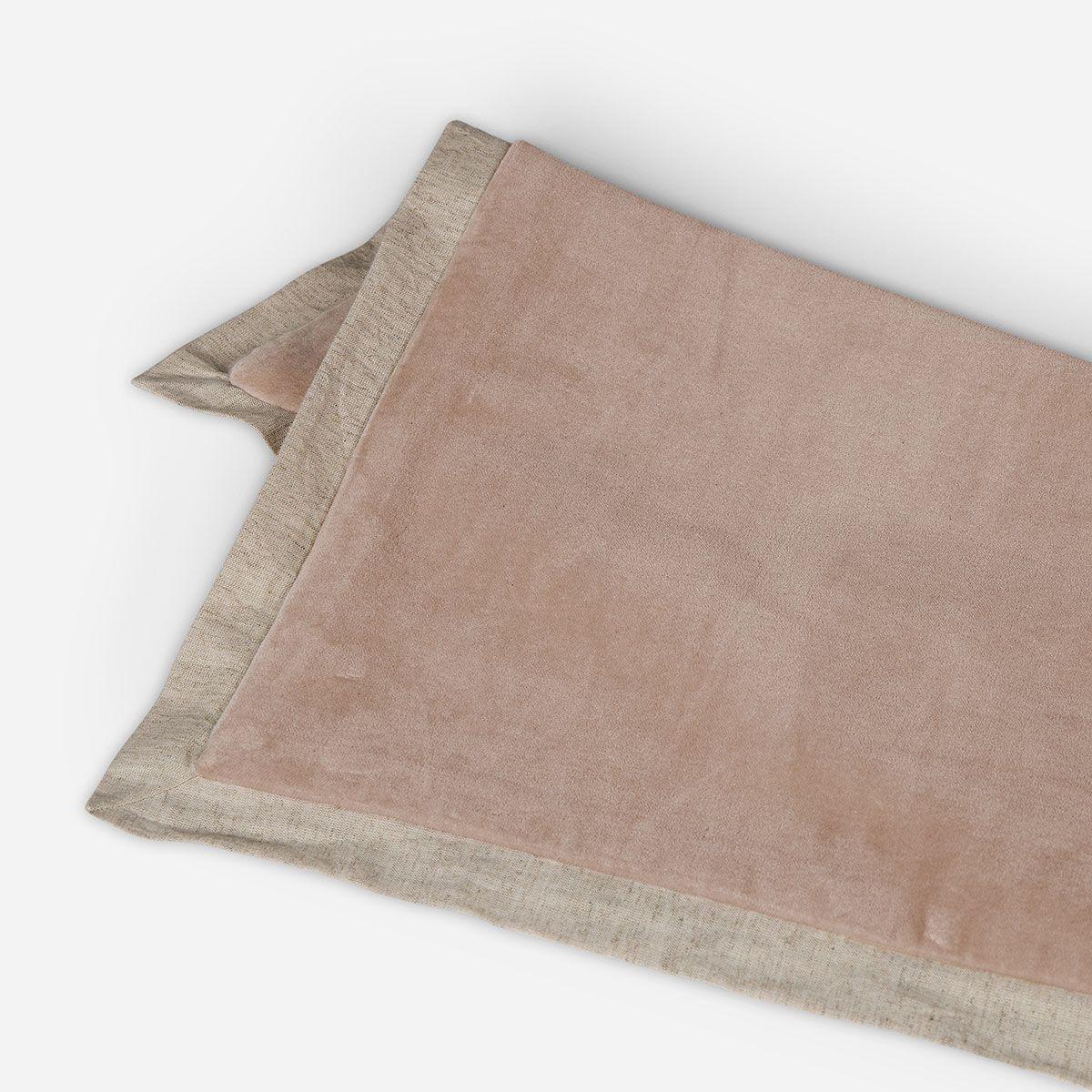 Funda de Cojín Velvet 50 x 50 cm Rosa Nude-1