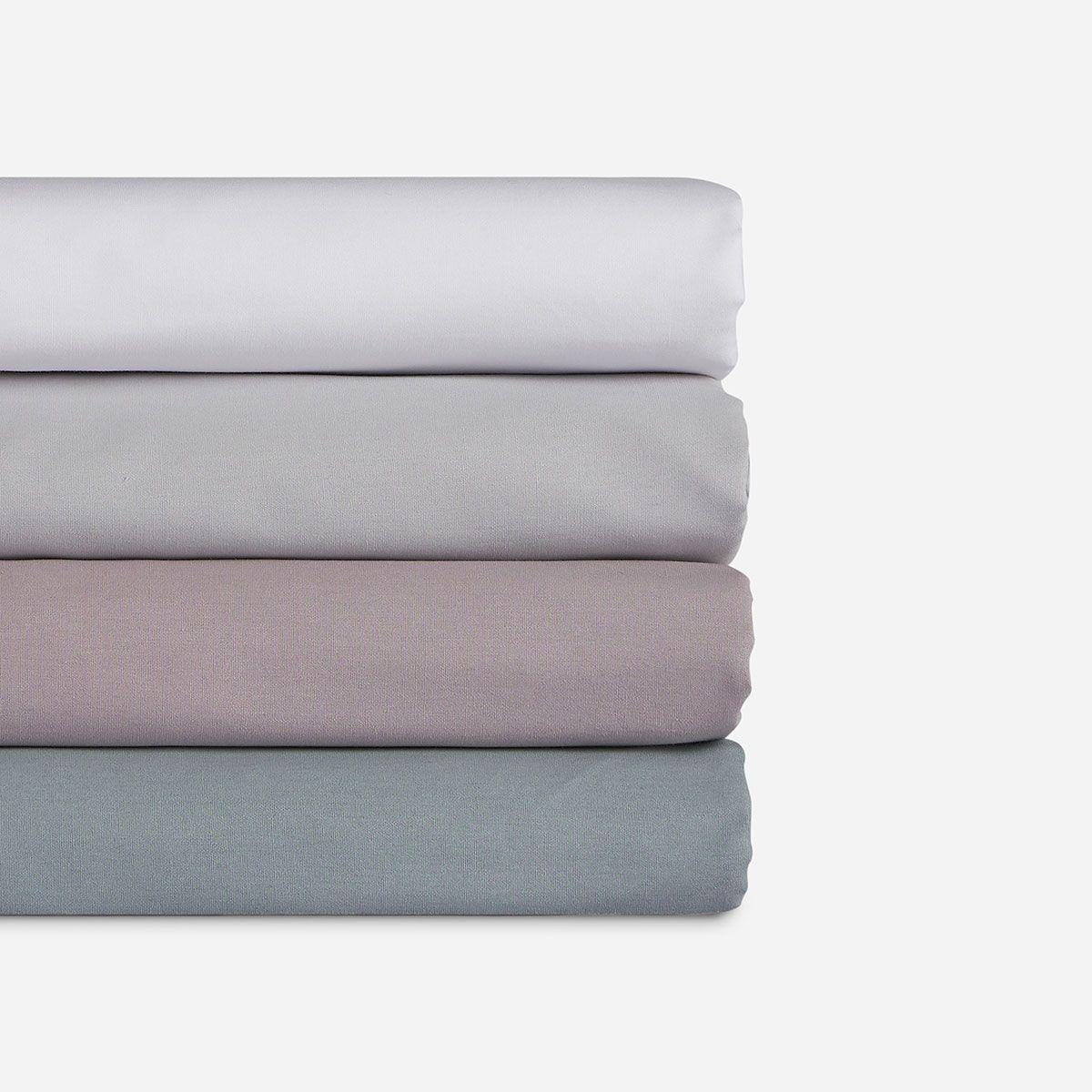 Sábana Rosen 200 Hilos Algodón Lisa Blanca 2 Plazas-4