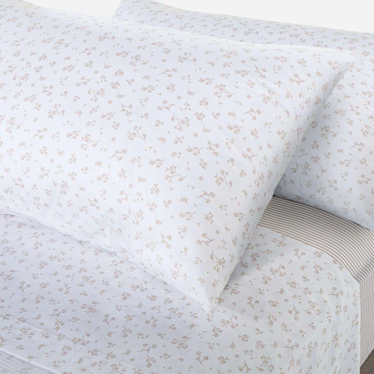 Sábana Rosen Miniprint 180 Hilos Boldo Super King-2