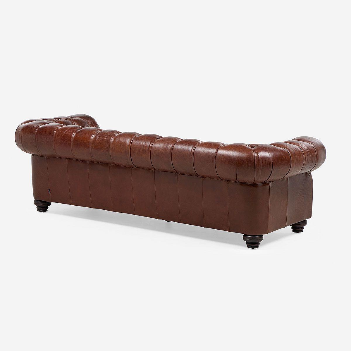 Sofá Chesterfield II 3.5 Cuerpos Cuero-3