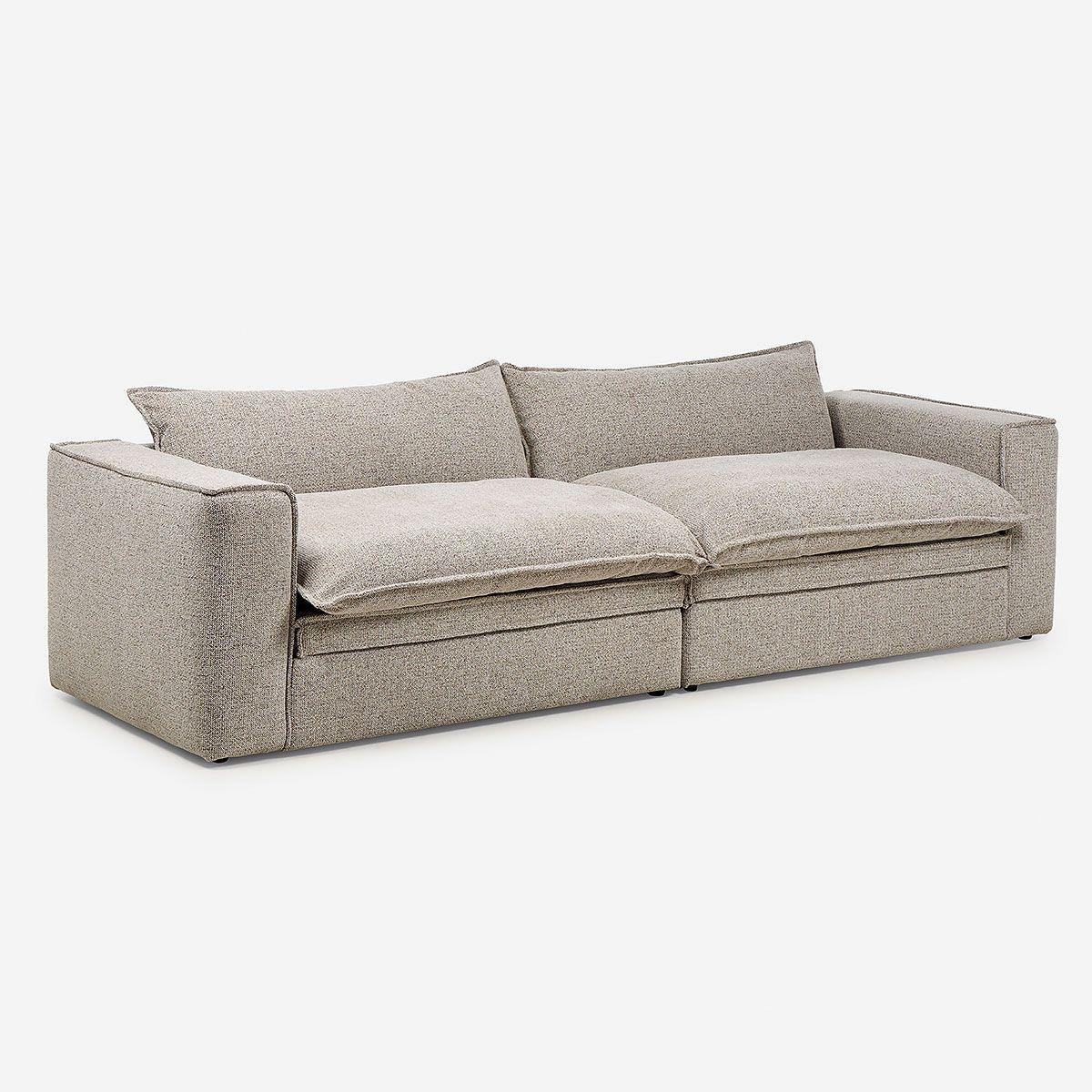 Sofá Modular Tizimin Tela Mokka Talla L-0
