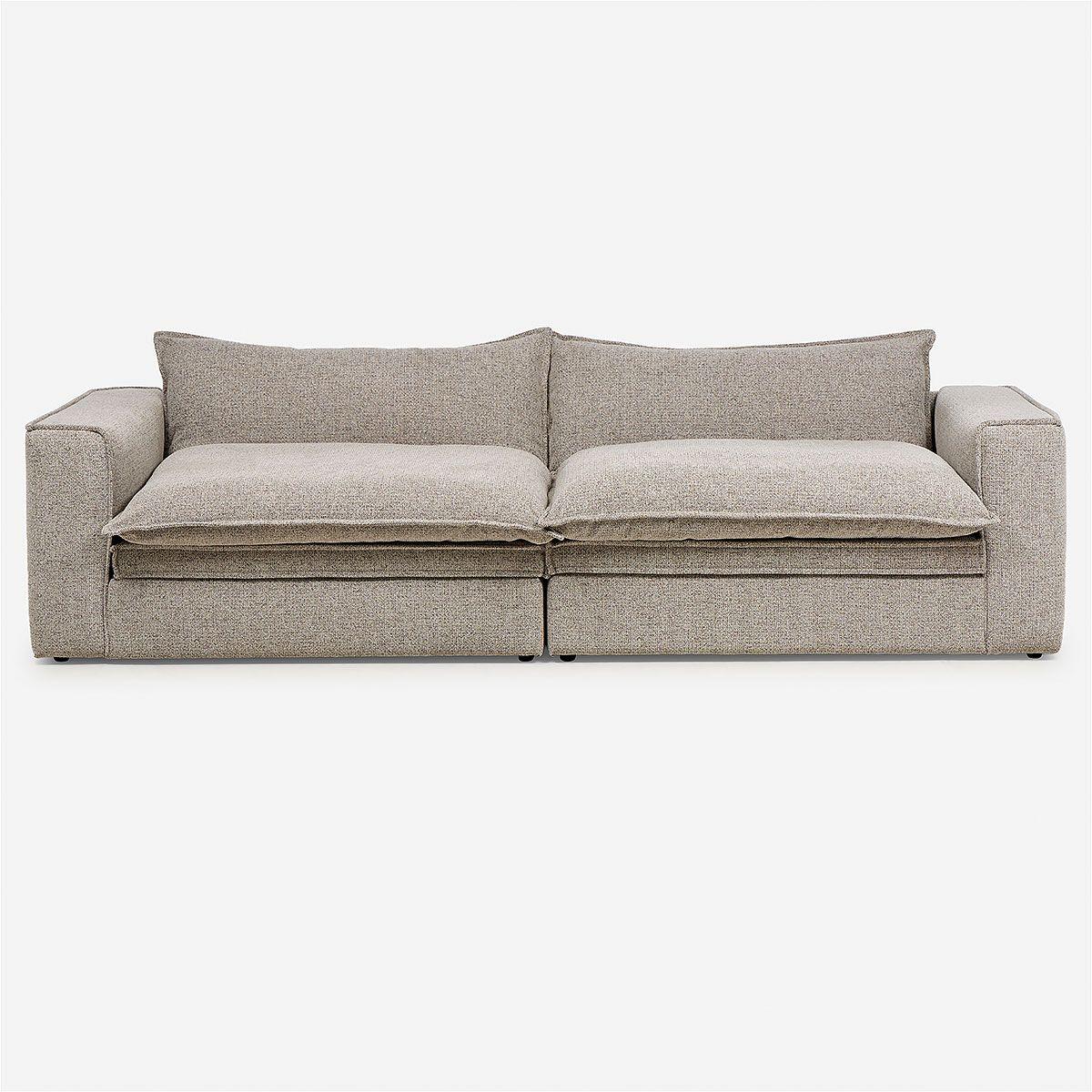 Sofá Modular Tizimin Tela Mokka Talla L-1