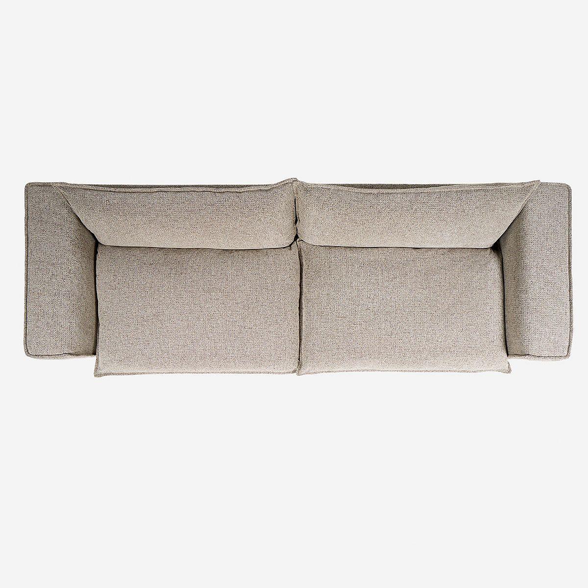 Sofá Modular Tizimin Tela Mokka Talla L-2