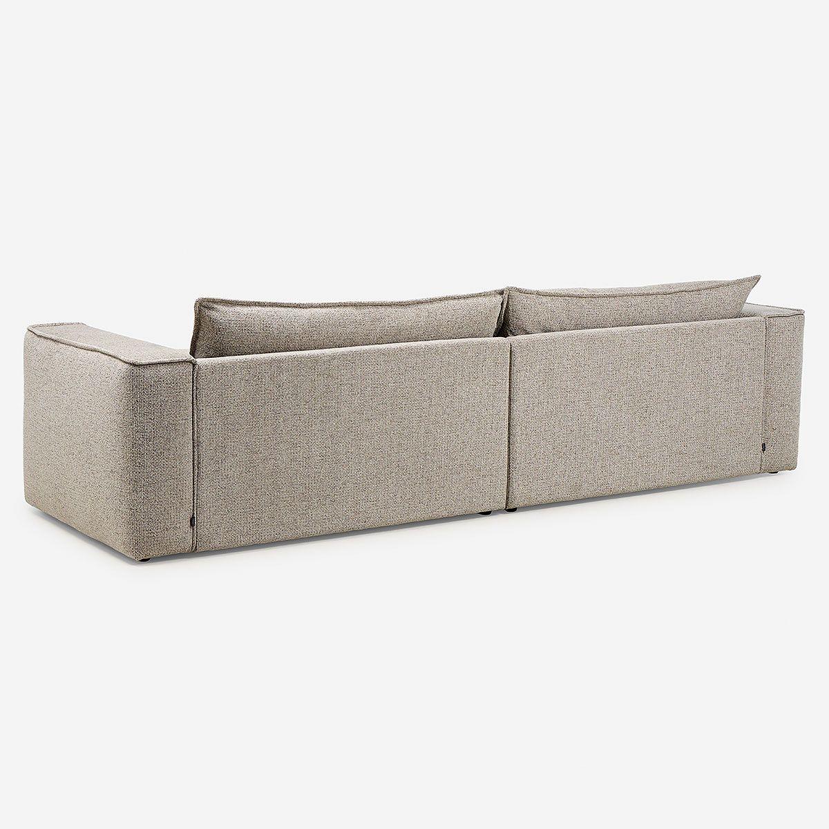 Sofá Modular Tizimin Tela Mokka Talla L-3