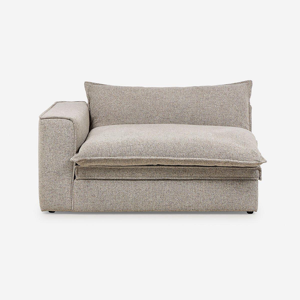 Sofá Modular Tizimin Tela Mokka Talla L-5
