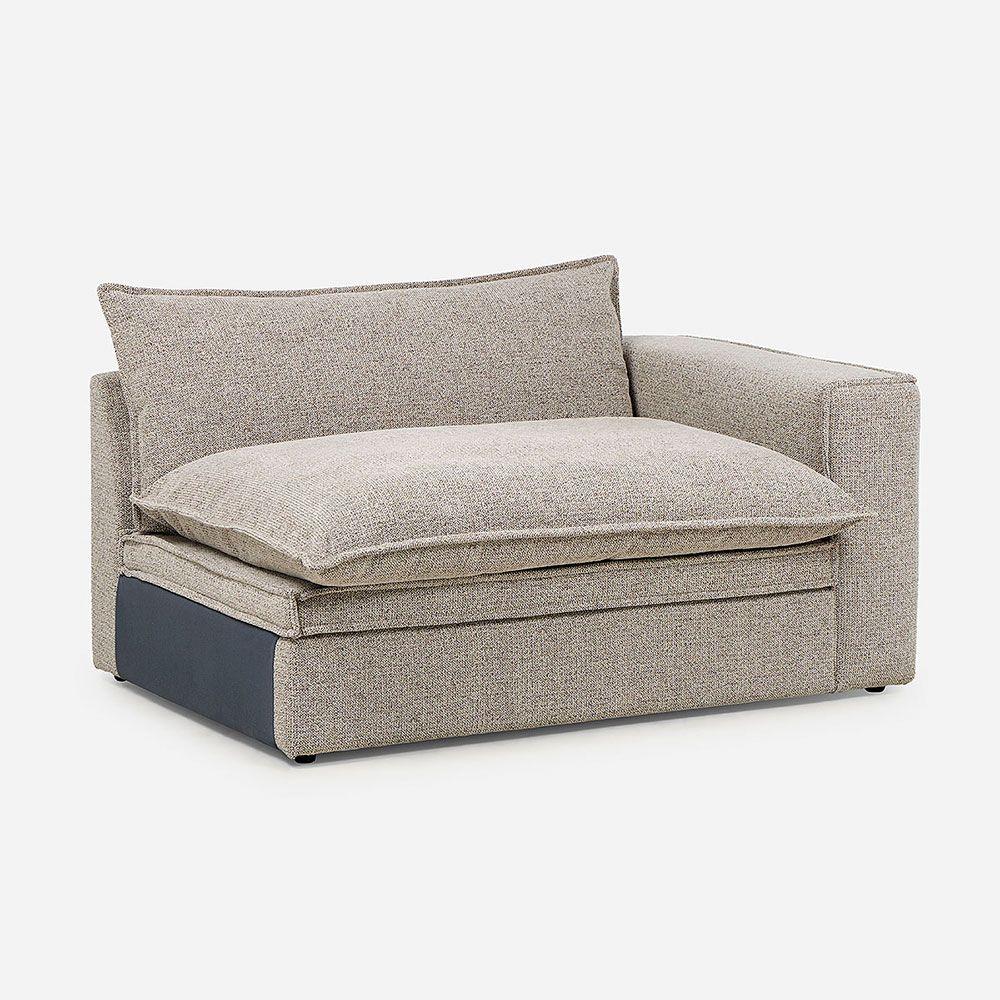 Sofá Modular Tizimin Tela Mokka Talla L-8