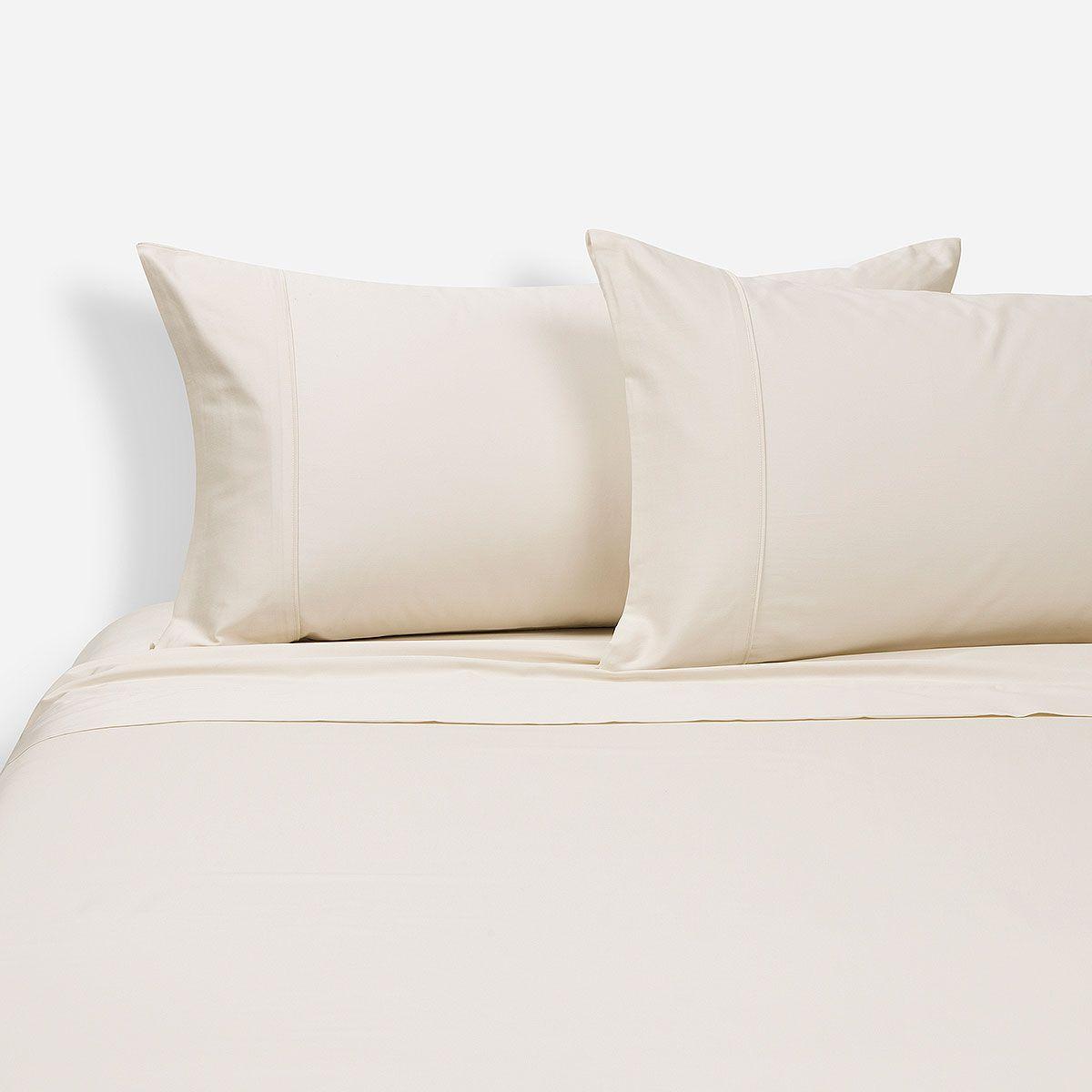 Sábana Rosen 300 Hilos Algodón Lisa Ivory Full-2