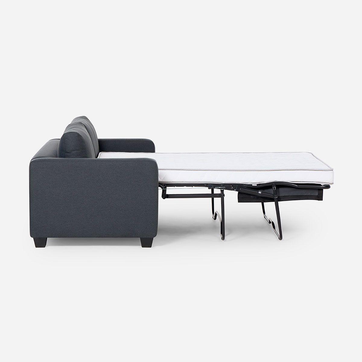 Sofá Cama Rosen Murano Tela Grafito-2