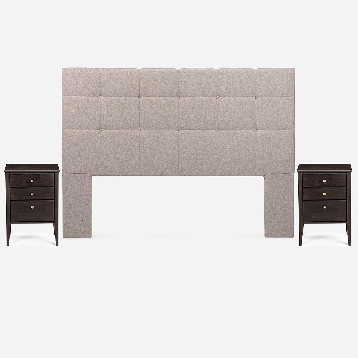 Set de Muebles Issey King Grafito-0