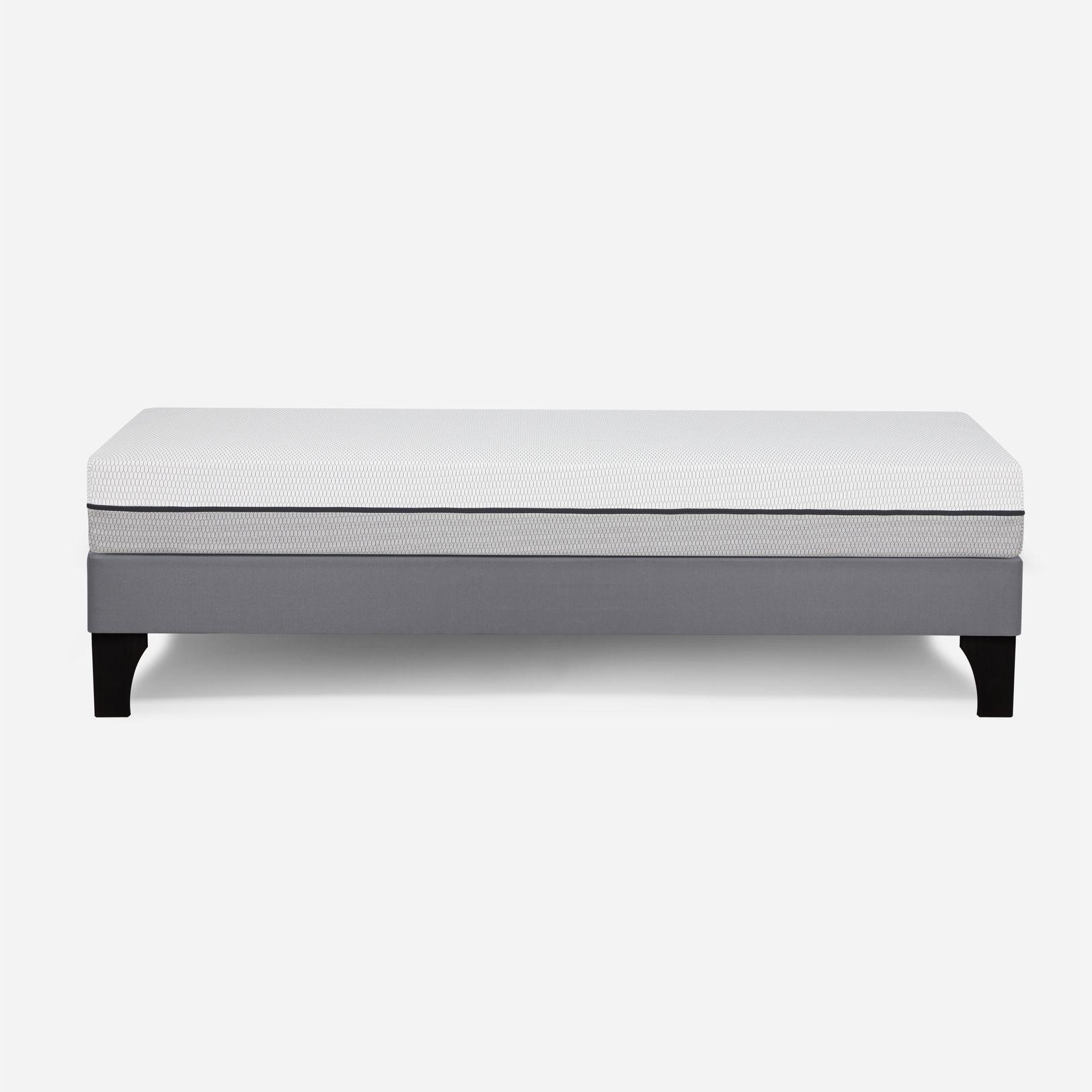 Cama Europea Pratta 1,5 Plazas Pata Madera 105x200 cm-2