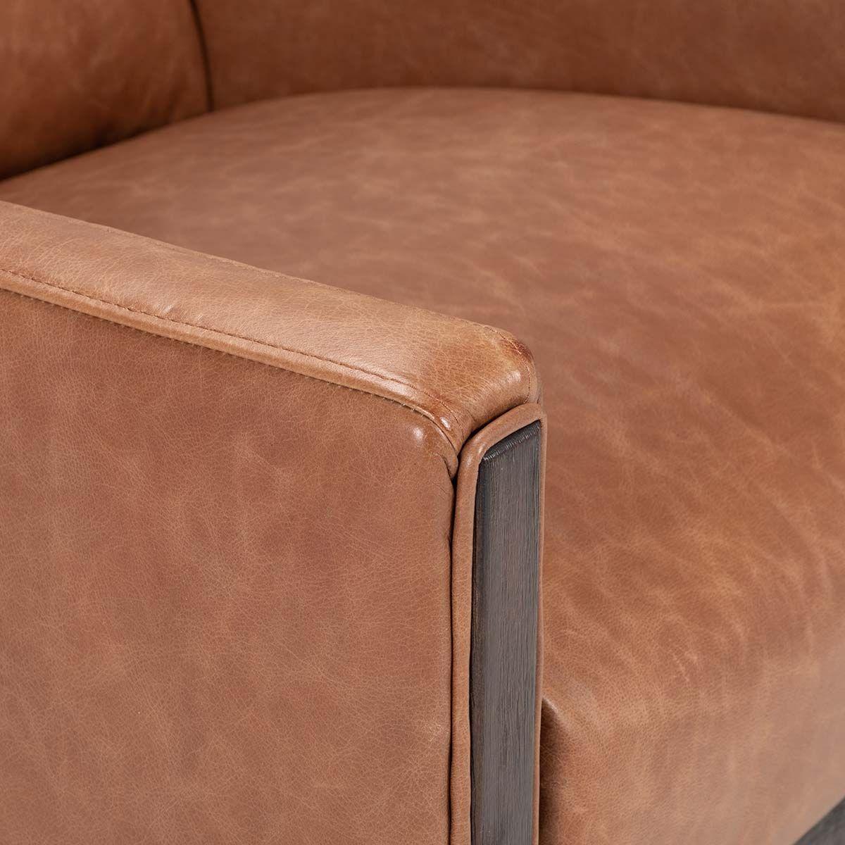 Poltrona Rosen Timber Cuero Camel-6