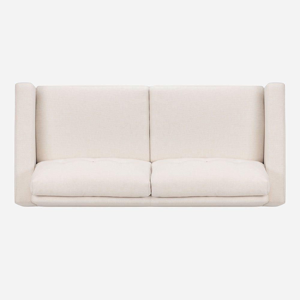 Sofá Rosen Sablon 3 Cuerpos Tela Blanco-7