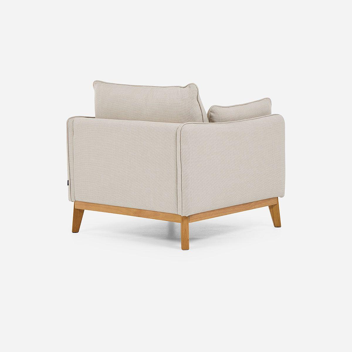 Sillón Holstebro 1 Cuerpo Tela Beige-4