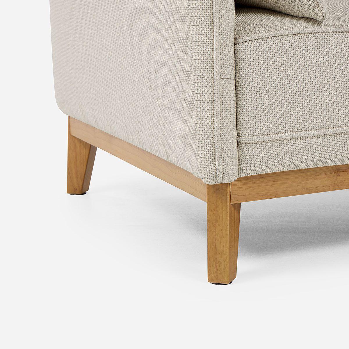 Sillón Holstebro 1 Cuerpo Tela Beige-5