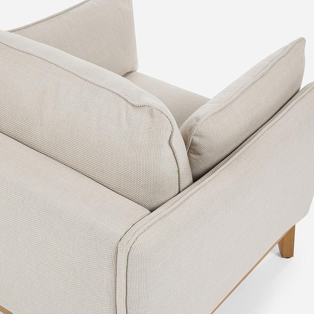 Sillón Holstebro 1 Cuerpo Tela Beige-7