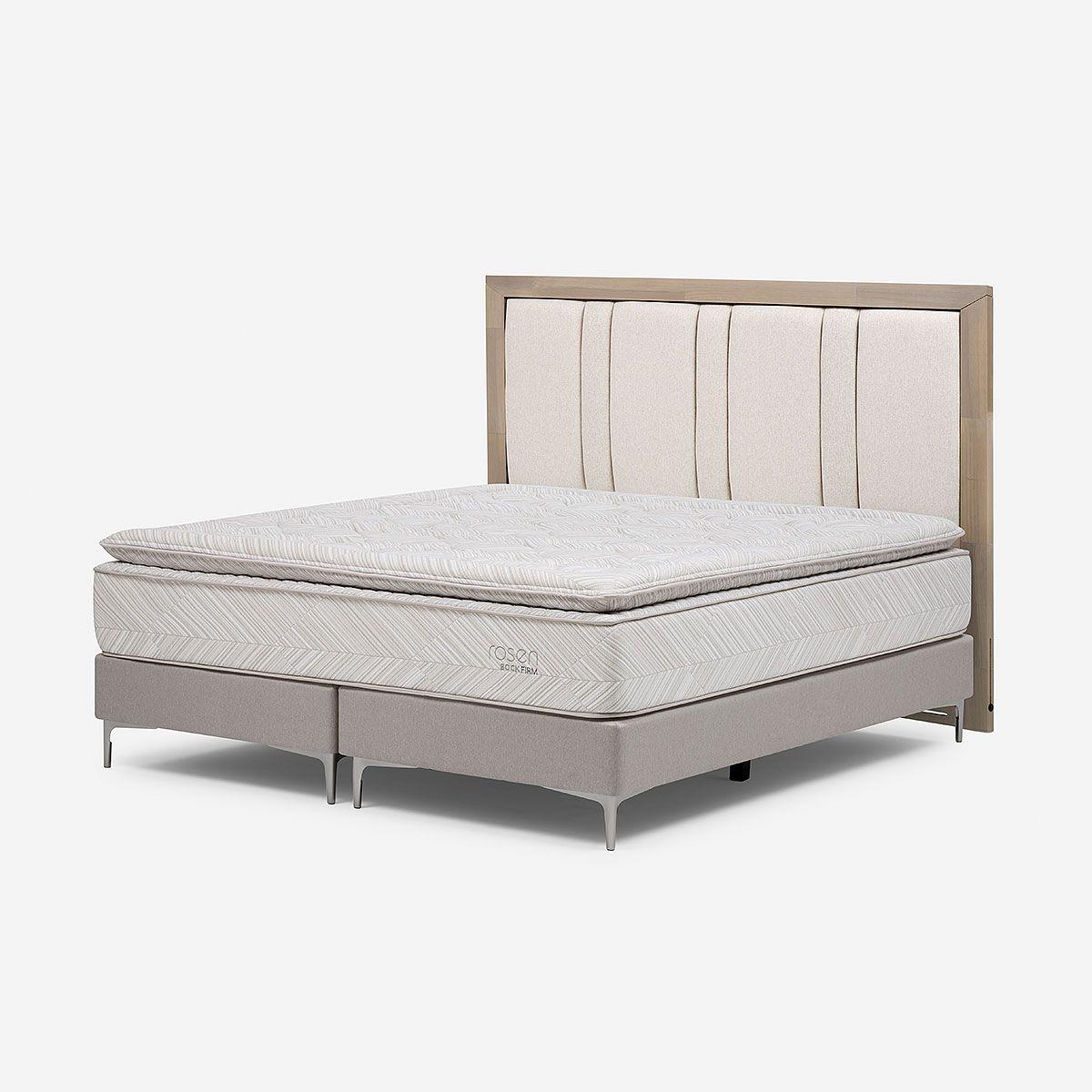Cama Europea Bock Firm 2 Plazas BD + Respaldo Melrose-6