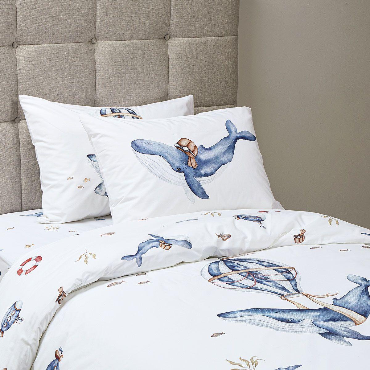 Funda de Plumón Ballenas 1.5 Plazas-3