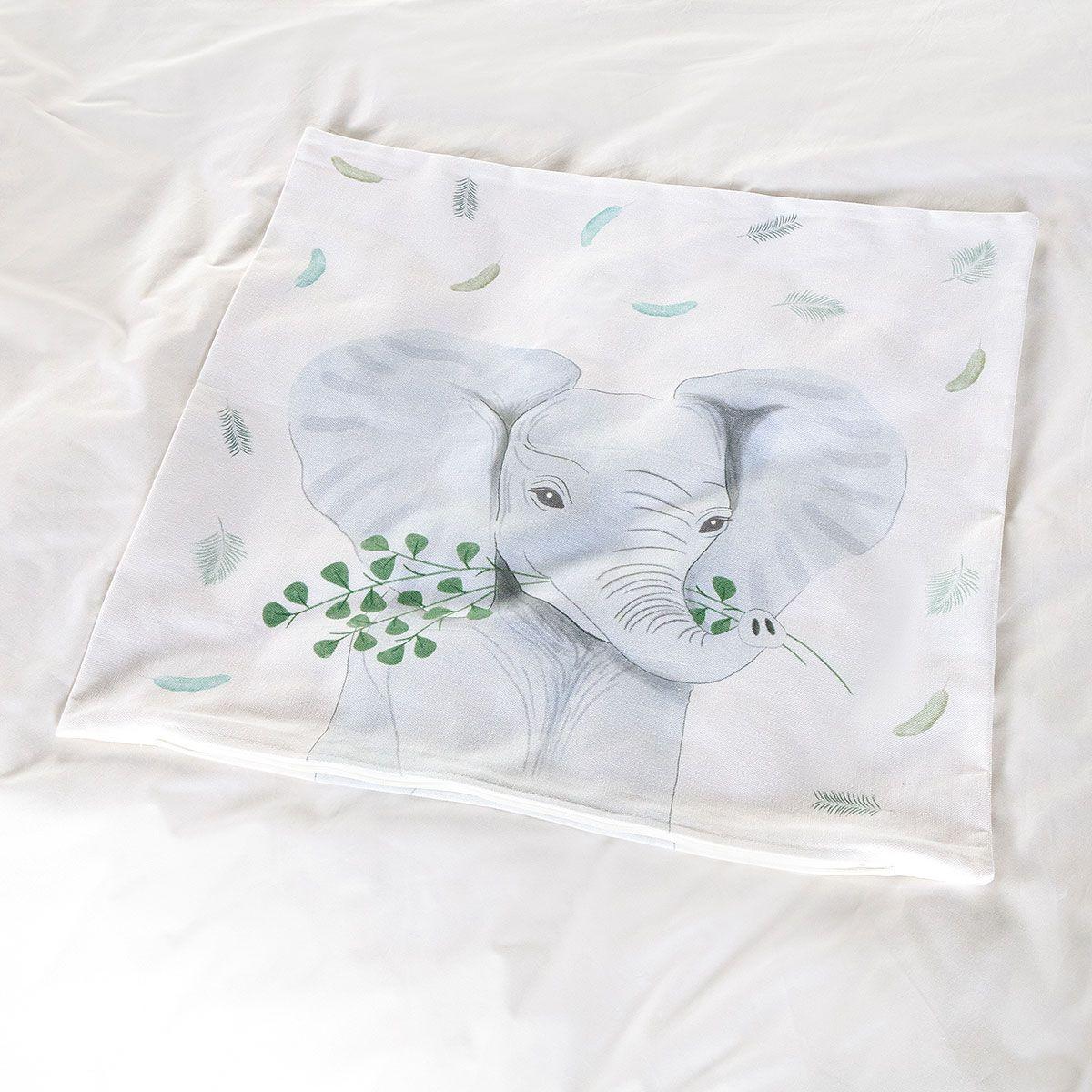 Funda Cojín Infantil África Verde 50 x 50 cm-2