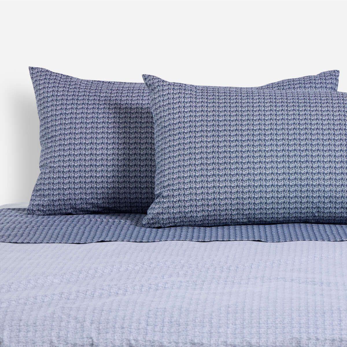 Sábana Rosen Miniprint 180 Hilos Navy King-1