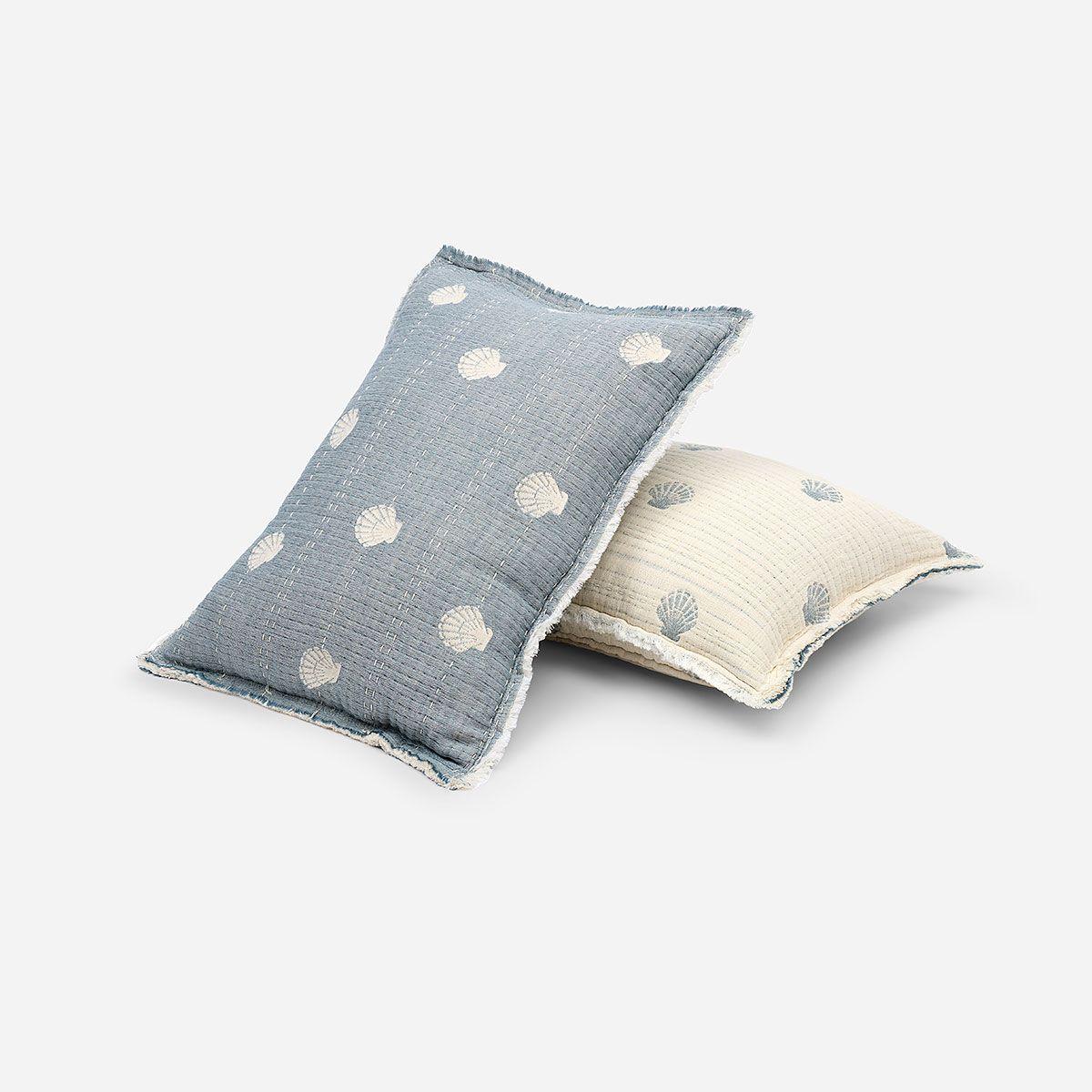 Funda de Cojín Marine Shell Blanco 35X50-3