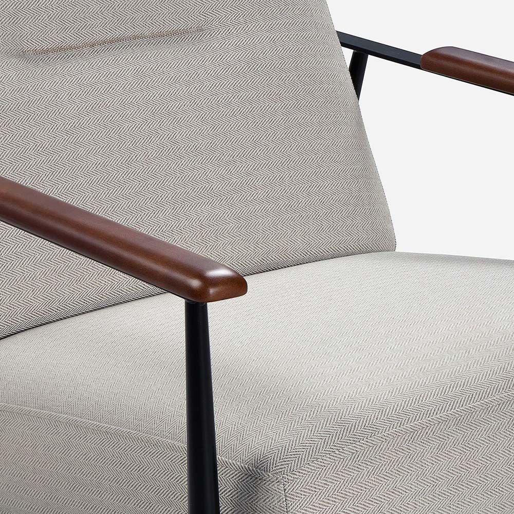 Poltrona Rosen Fossvelen Tela Beige-3
