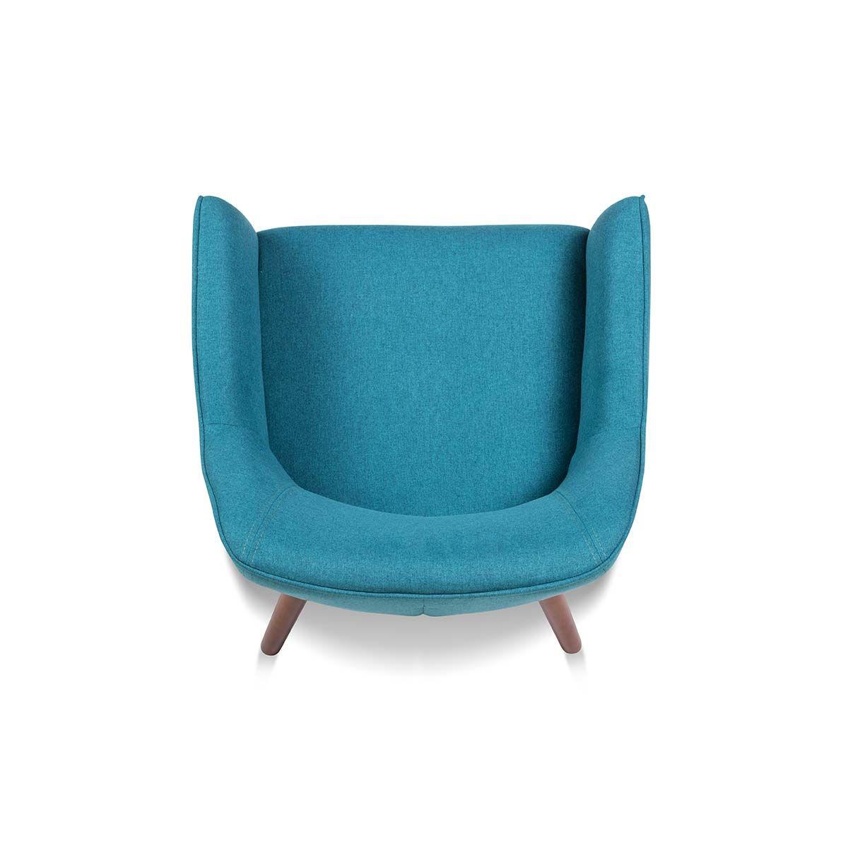 Set 2 Poltronas Rosen Matilda Tela Azul-3